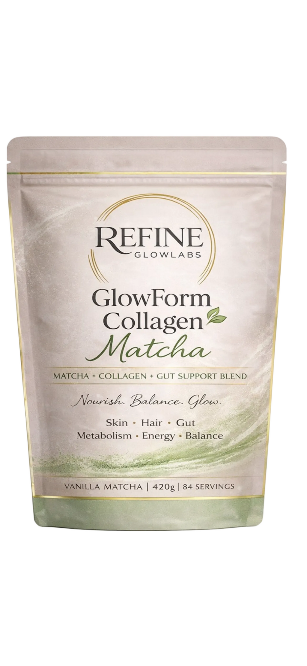 GlowForm Collagen Matcha - Vanilla Flavour