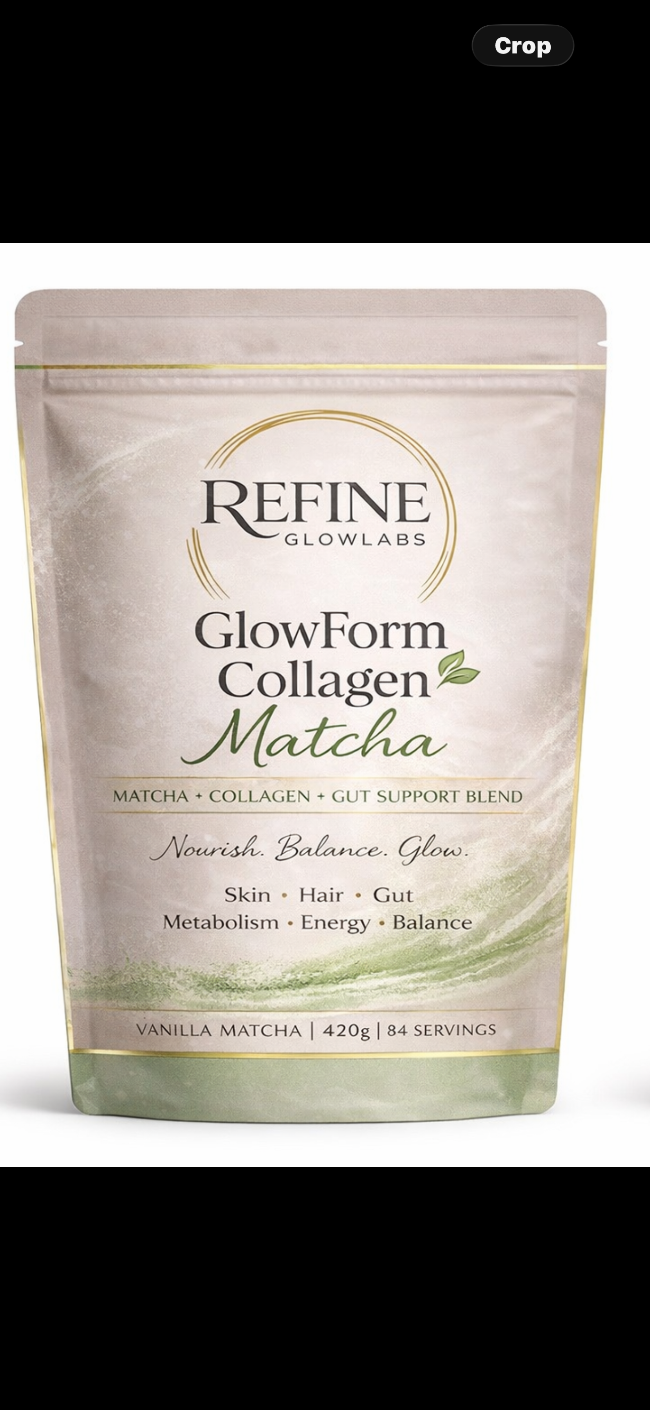 GlowForm Collagen Matcha - Vanilla Flavour