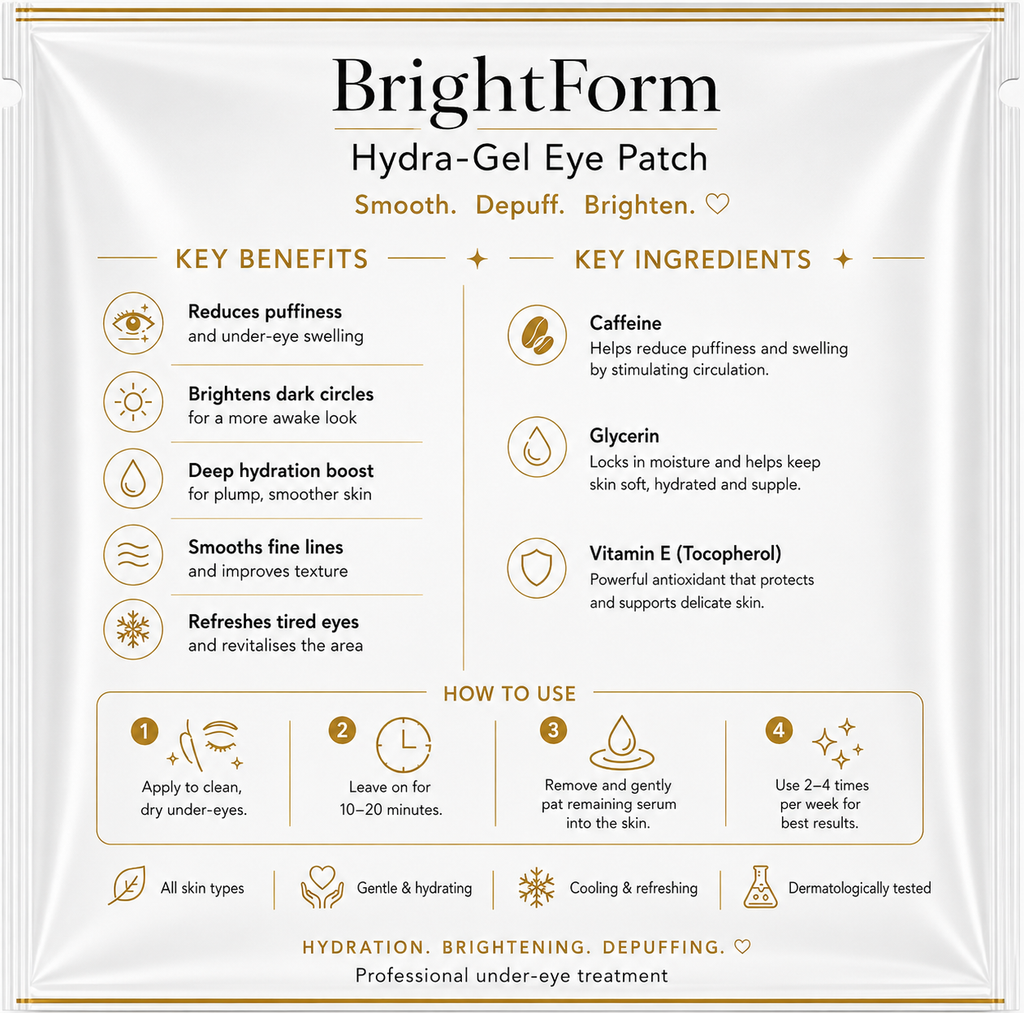 BrightForm Gel Eye Patches