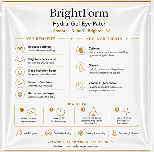 BrightForm Gel Eye Patches