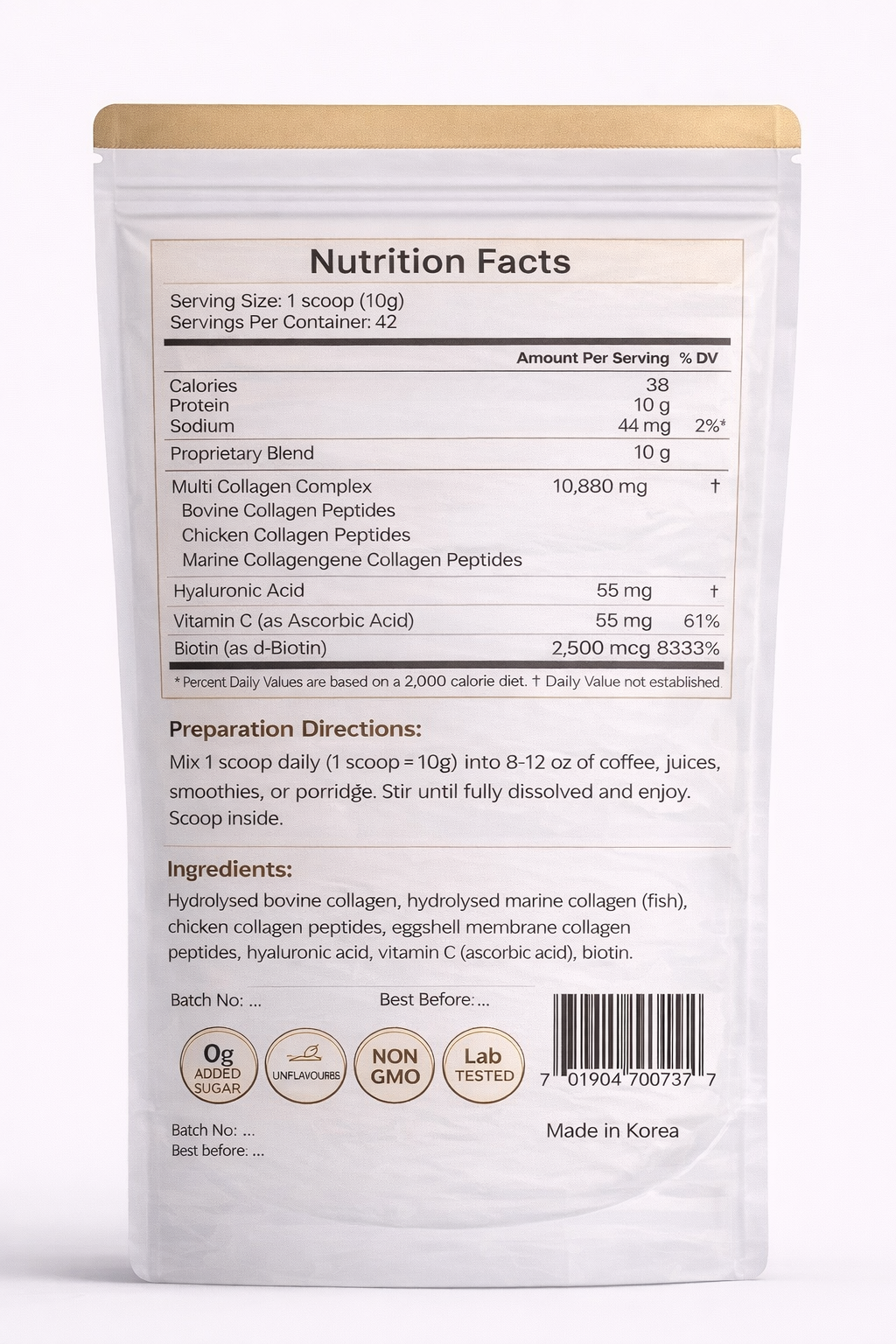 SkinForm Collagen - Unflavoured