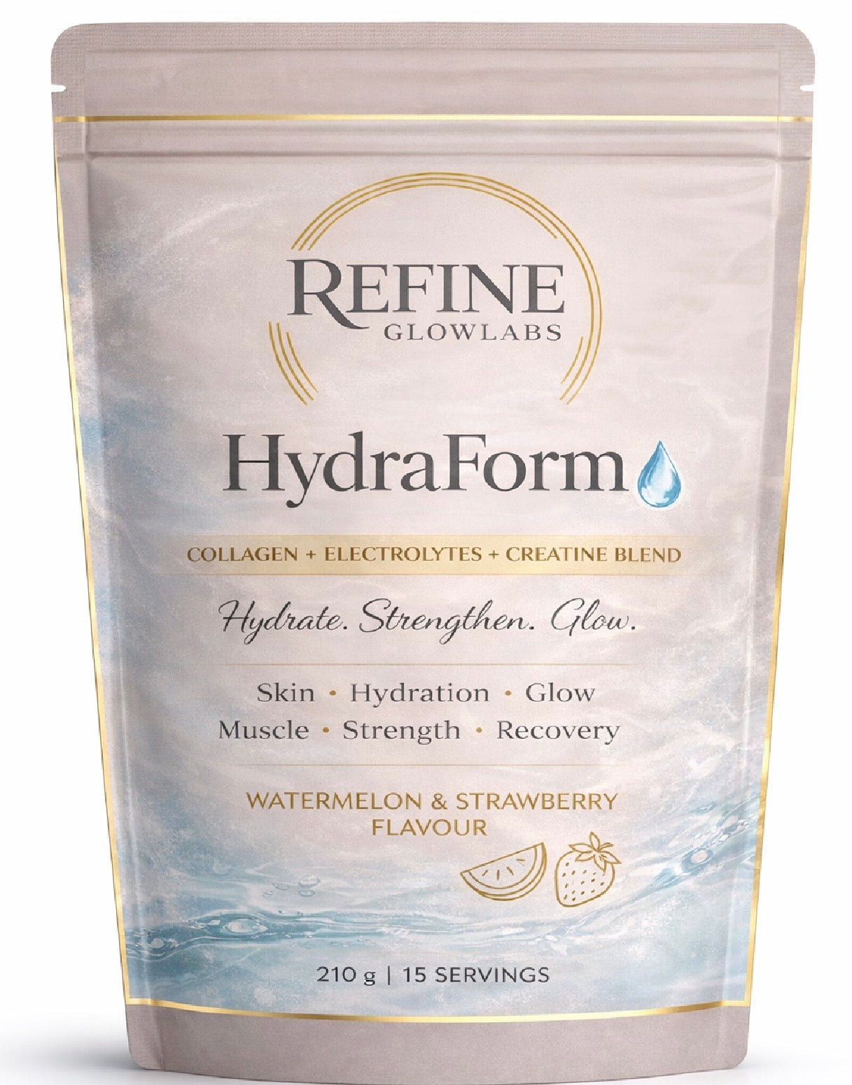 HydraForm Electrolyte, Creatine & Collagen Powder
