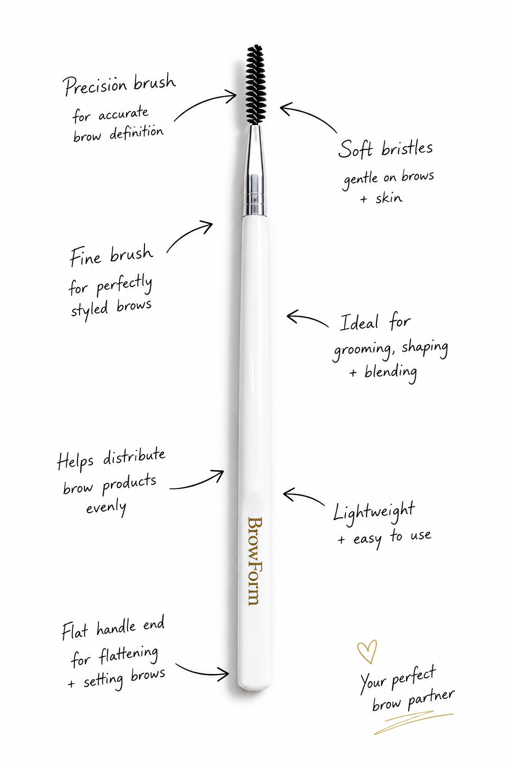 BrowForm Precision Brow Styling Brush