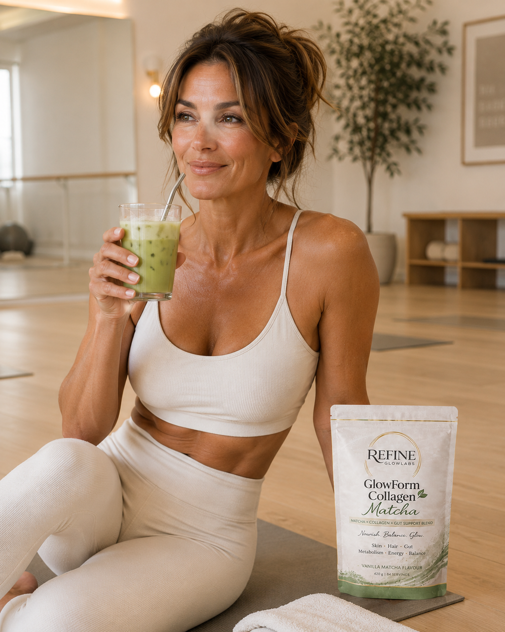 GlowForm Collagen Matcha - Vanilla Flavour