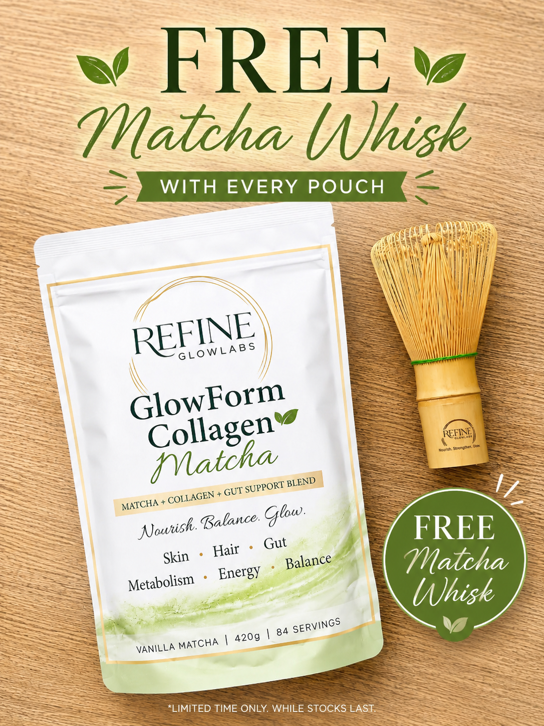 GlowForm Matcha Whisk