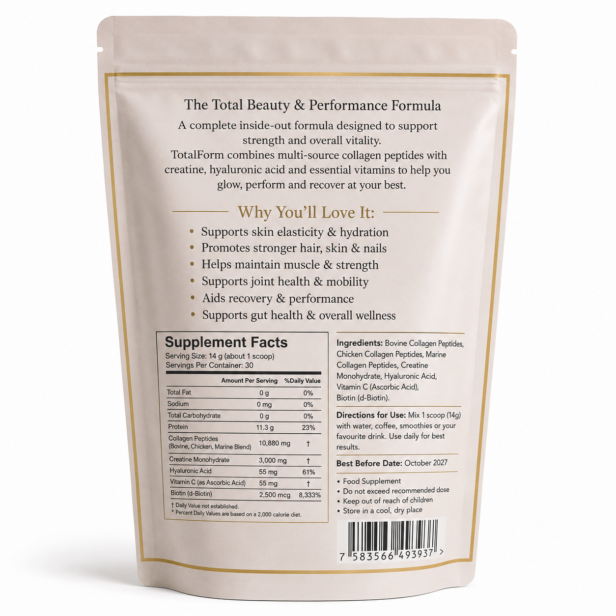SkinForm Collagen - Unflavoured