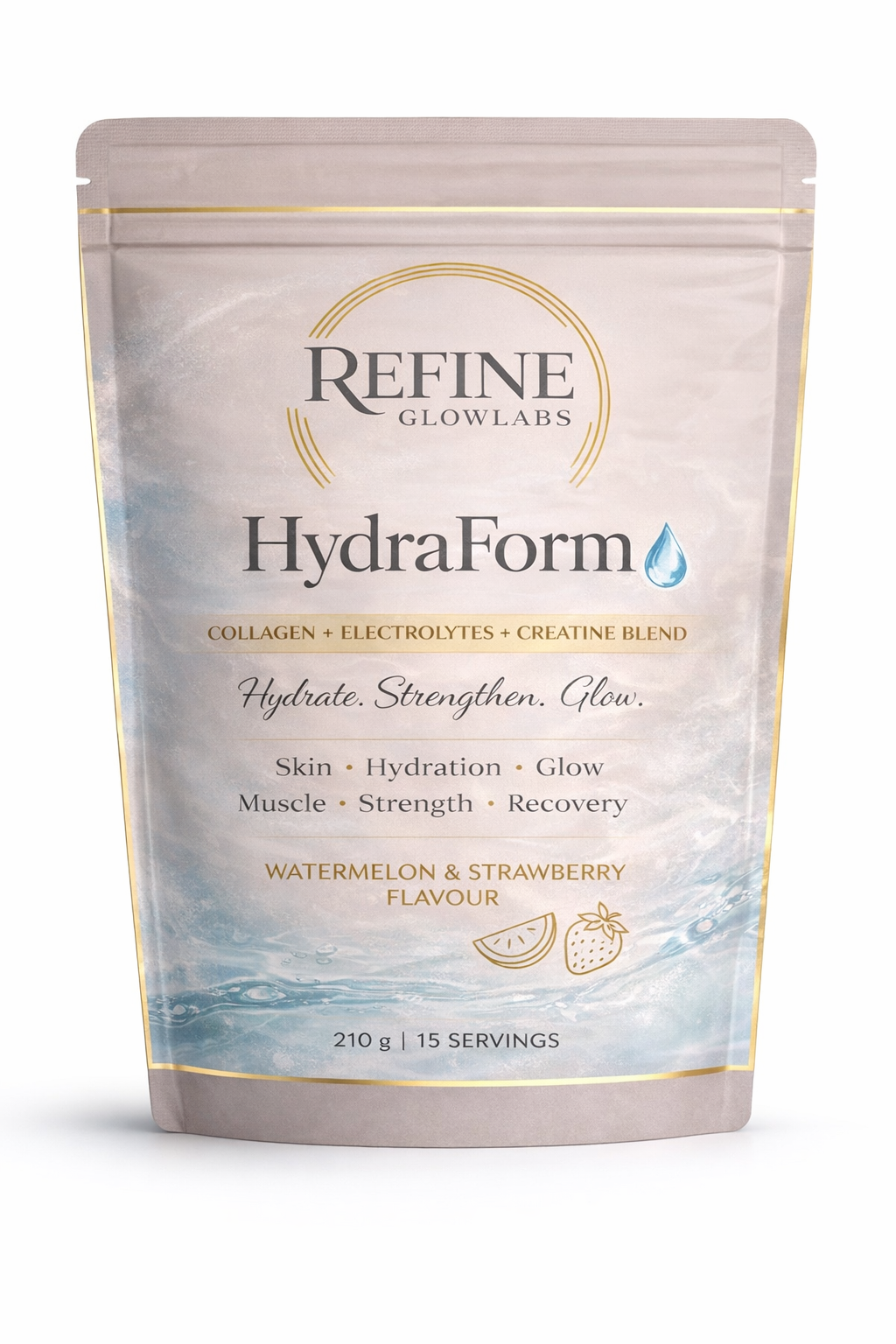 HydraForm Electrolyte, Creatine & Collagen Powder